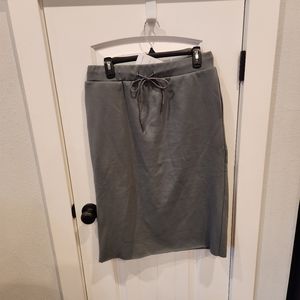 Ada Faye Midi Sweatshirt Material Skirt Large